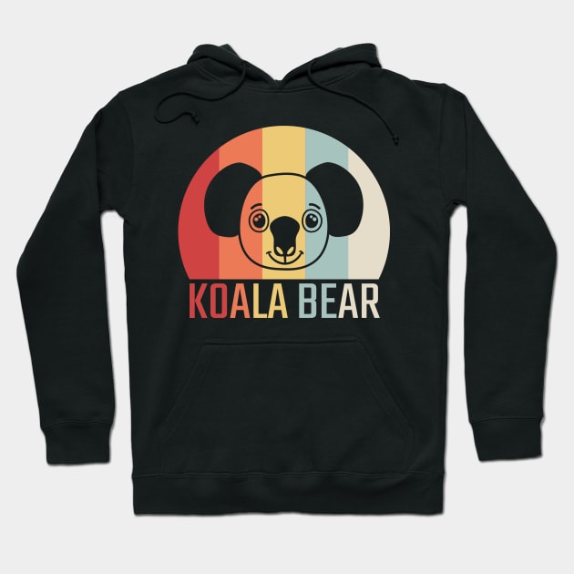 Koala Bear Retro Hoodie by Shiva121